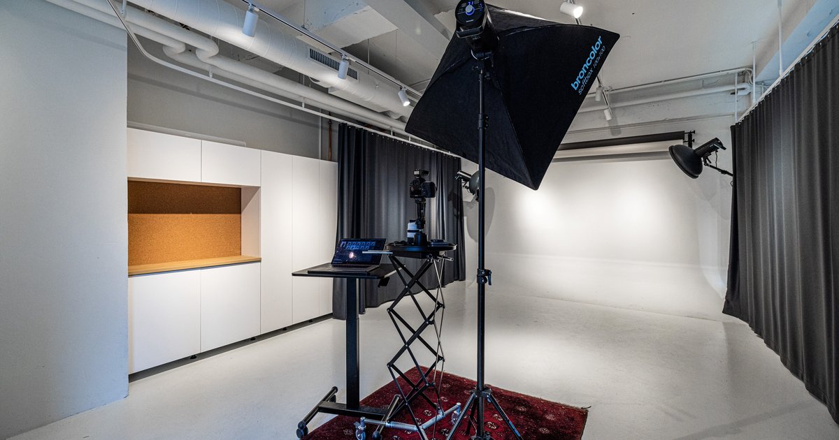 Fotostudio i Oslo – innvendig, hovedrom